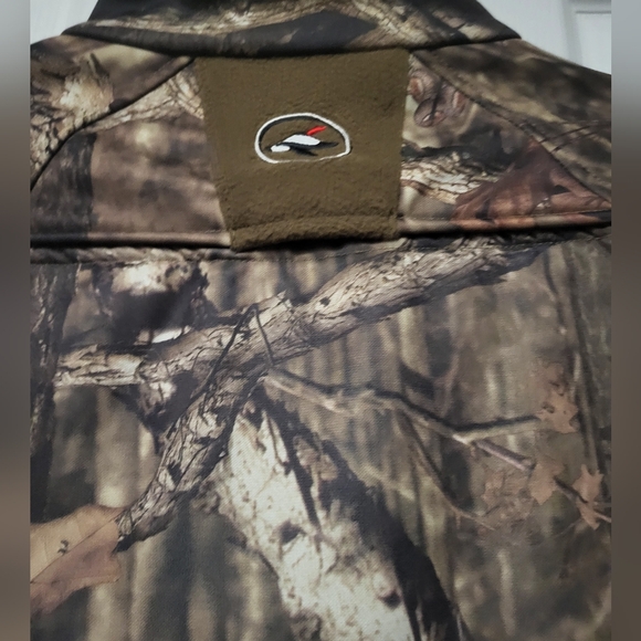 NWT Men's Readhead Mossly Oak Camouflage Windproof Zip Up Sweater Jacket - Picture 4 of 8